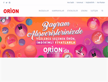 Tablet Screenshot of orionavm.com.tr